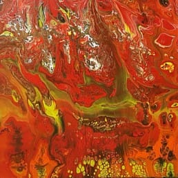 Hades Fluidart Bilder 40x40cm