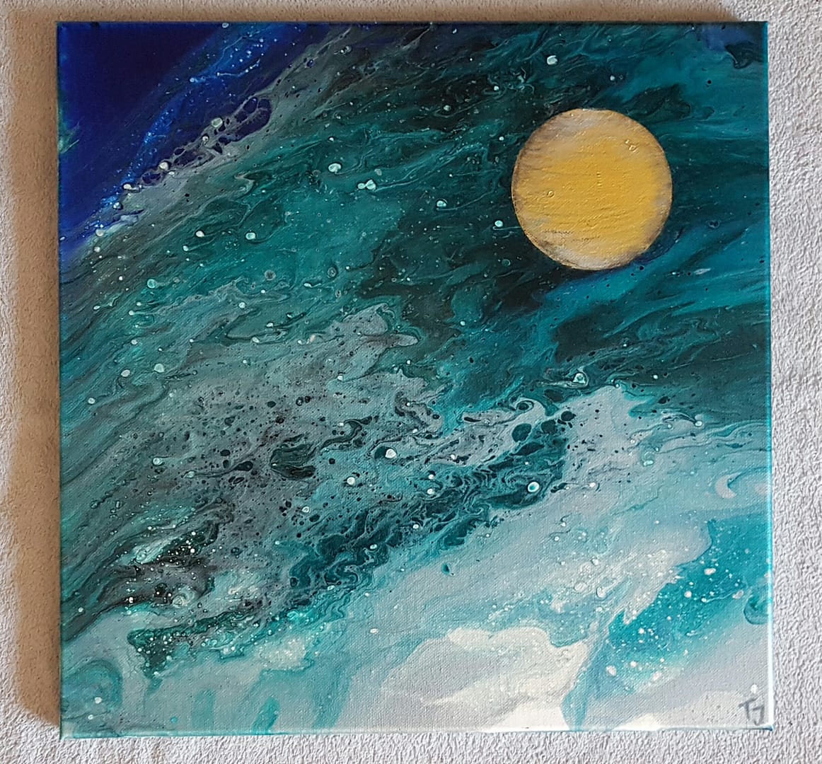 original gemaelde bilder abstrakt galaxy fantasy