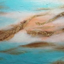 Sunlicght 70x100 Bilder Gemaelde abstrakt mixed media