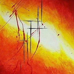 LichtRaum Bilder abstrakte Gemälde 40x50