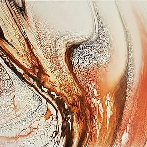 Collide 1 60x80x4 cm Bilder Gemaelde abstrakt Fluidart