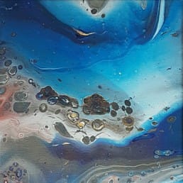 the blue 30x30cm